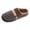 Coffee, variant on Comfy Memory Foam Slip on House Slippers for Men Winter Warm Plaid Fuzzy Scuff Bedroom Home Shoes Indoor Outdoor Lightweight