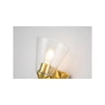thumbnail image 2 of Lucas McKearn Alpha 1-light Metal Bath Vanity Light in Aged Brass, 2 of 4