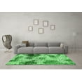 thumbnail image 3 of Ahgly Company Indoor Rectangle Abstract Green Modern Area Rugs, 8' x 10', 3 of 4
