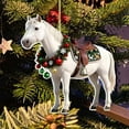 thumbnail image 4 of ToyKingdee Ornaments for Christmas Horse Year of The Horse Christmas Tree Decoration Chinese New Year Ornaments 2D Flat Shape Ornament Racing Gifts for Cowboy, Cowgirl Horses Lovers, 4 of 7