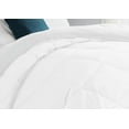 thumbnail image 5 of 5 Piece Luxury U Shape Pattern Comforter By D.N.G. BEDDINGS Set Premium Super Soft, 1000 Thread Count 100% Egyptian Cotton Full/Queen Size White Color, 5 of 9
