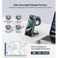 thumbnail image 5 of Wtuhu 3 in 1 Magnetic Wireless Charging Station, 20W Fast Charger Stand, Compatible with iPhone 17/16/15/14/13/12 Series, AirPods 2/3/Pro & Smart Watch Ultra/8/7/SE/6/5/4/3/2, 5 of 8