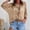 Beige plus size summer blouse a1, variant on Women's Plus Size Summer V Neck 3/4 Sleeve Crochet Hollow Out Blouse Casual Boho Chic Tunic Top Loose Tee Shirt Vacation Beach Fashion Clothes, Sky Blue 3XL
