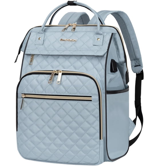 Mochila para portátil EMPSIGN de 17 pulgadas para mujer, repelente al agua
