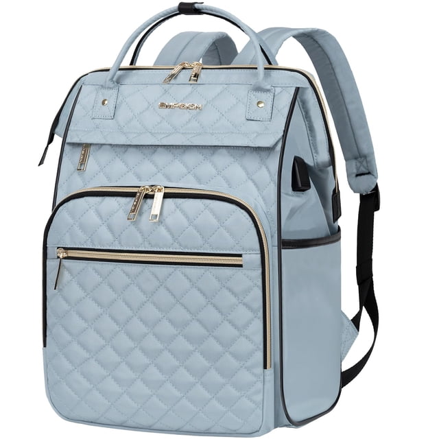 Mochila para portátil EMPSIGN de 17 pulgadas para mujer, repelente al agua