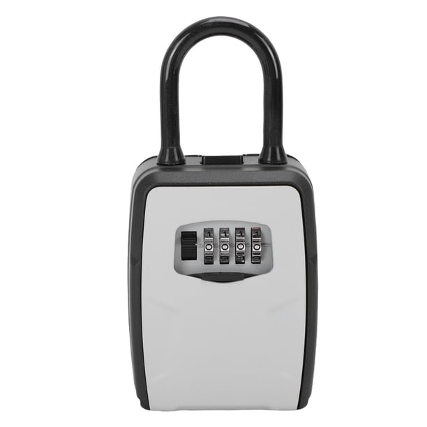 Caja De Seguridad Con Llave, aleación De Aluminio, Gran Capacidad, Combinación De 4 Dígitos, Caja De Seguridad Con Llave Para El Hogar, Oficina Y Apartamento