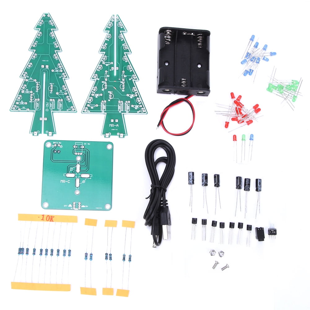 3D Christmas Tree, DIY Christmas Tree, Electronic For Christmas Decor 3