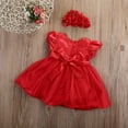 thumbnail image 6 of URMAGIC Baby Girls Infant Party Dresses Princess Wedding Birthday Formal Dress for Toddler 0-24 Months, 6 of 10