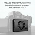 thumbnail image 3 of Camera Semiconductor Camera Cooling Fan External Cooling System Temperature Control Quiet for A7M4 A7S3 A7C A7C2 ZV-E10 ZV-E1 XT4 R5 R6 R7 Live Broadcast, 3 of 7