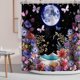 thumbnail image 3 of Cortina de ducha impermeable Moon Floral 180x180 cm, 3 of 3