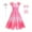 Dress with Hairpin, variant on KAWELL Glinda Costume Dress Good Witch Cosplay Pink Pajamas Bubble Dress Halloween Costume