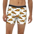 thumbnail image 2 of Cauagu Pizza Print Men's Boxer Briefs, Funny & Cute Underwear Elastic Waistband Briefs Ideal Gift for Men,1-Pack, 2 of 7