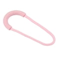thumbnail image 4 of Uxcell Zipper Pulls Extension Handle Cord, 30 Pack Finger Use Plastic U-Shape Tab Tag Extender, Pink, 4 of 5