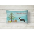 thumbnail image 2 of Carolines Treasures CK3525PW1216 Boston Terrier Christmas Tree Canvas Fabric Decorative Pillow, 12H x16W, multicolor, 2 of 4