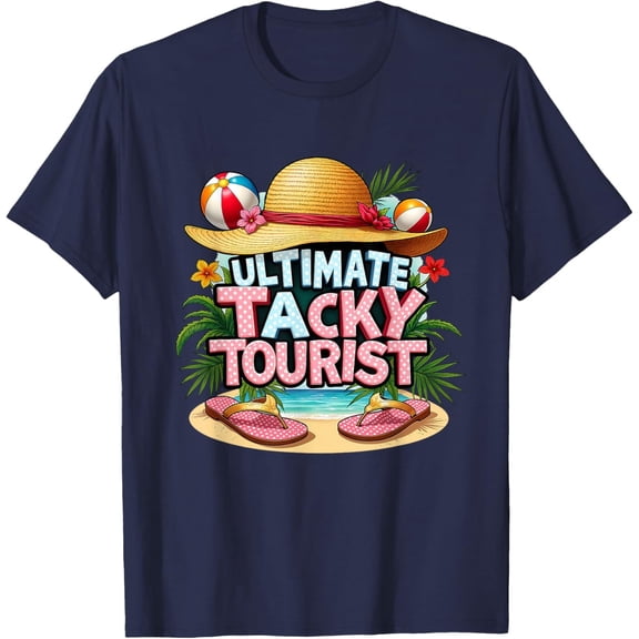Velto Tacky Tourist Costume Cruise Vacation Wacky Tacky Traveler T-Shirt All Size S-5XL