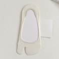 thumbnail image 2 of LUOGENLI Summer Thinâtype Tabi Toe Separator Socks, Antiâ Silicone Invisible Boat Socks Casual Minimalist Foot Liners Beige One Size, 2 of 8