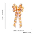 thumbnail image 2 of Large Fall Bows for Wreath, Thanksgiving Pumpkins Wreath Bows White Black Buffalo Plaid Bow Orange Burlap Bows Autumn Tree Topper Bows for Front Door Wall Fall Thanksgiving Party Decoration Supplies, 2 of 8