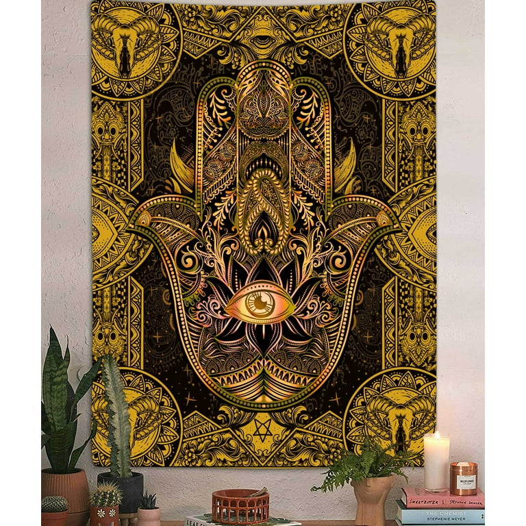 Black and Gold Wall Hamsa Black and Gold Wall Hamsa