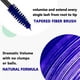 thumbnail image 5 of Máscara de pestañas azul para pestañas Impermeable Voluminosa Natural Hipoalergénica Coloreada Mejor beneficio Voluminizador Alargamiento Rizado Definición Lavable Pestañas azules Máscara de pestañas, 5 of 7
