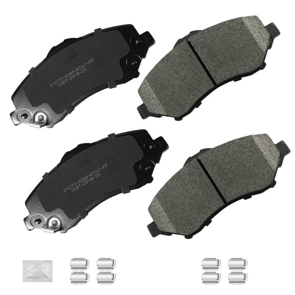 ACB ZONE 4PCS Front Ceramic Brake Pads for Liberty Wrangler Nitro Grand Caravan Journey