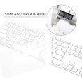 thumbnail image 4 of Allinside Housse de Clavier Blanche pour Clavier Filaire USB iMac A1243 MB110LL/B, 4 of 5