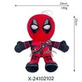 thumbnail image 4 of 6 estilos nuevos dibujos animados 25cm Deadpools muñecos de peluche acción suave relleno almohada 2024 película regalos de peluche para fanáticos niños cumpleaños, 4 of 4