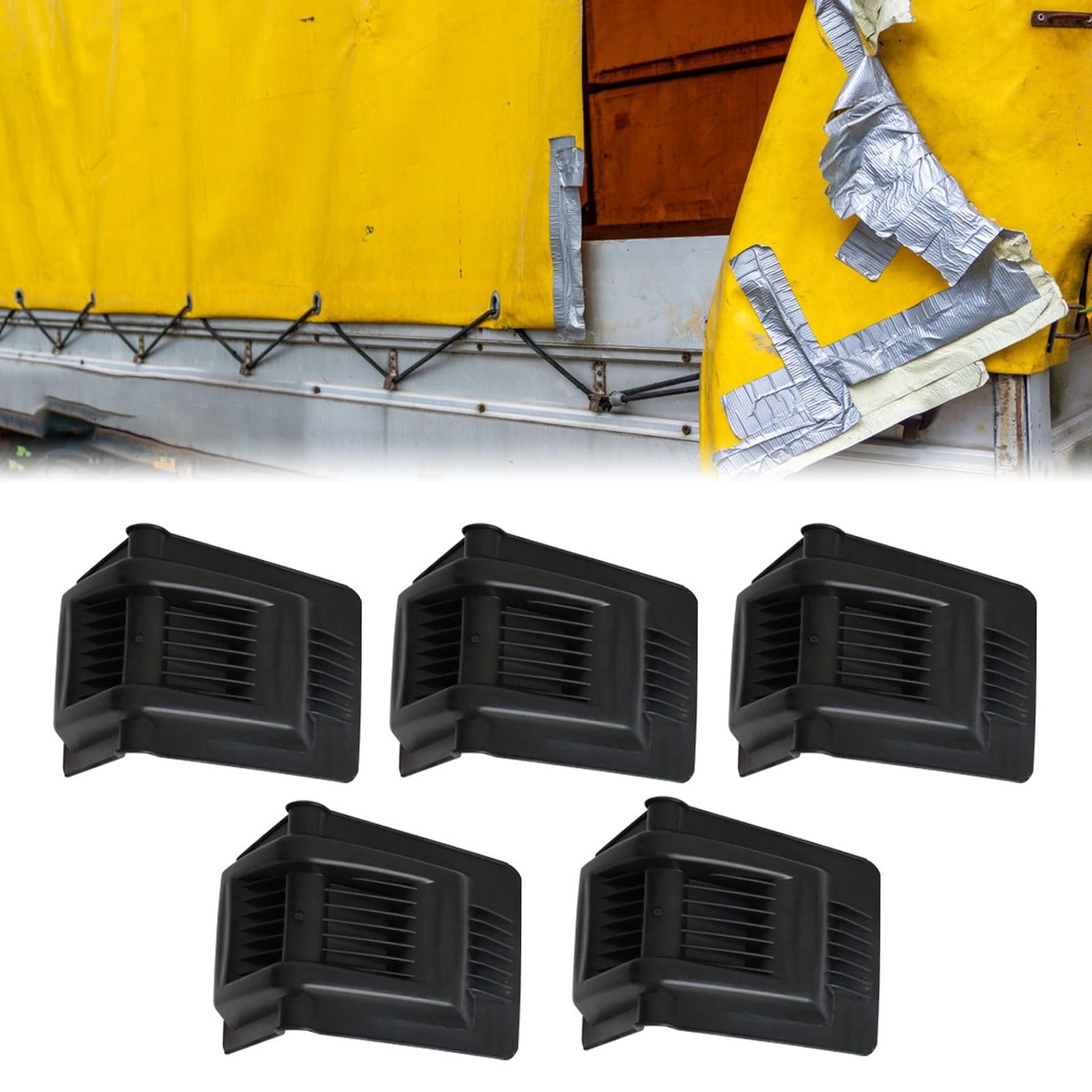 5 Pieces Flatbed Accessories Edge Protectors Corner Guards Portable Plastic for Heavy Duty Cargo Loads