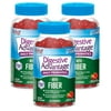 Digestive Advantage Daily Probiotic + Prebiotic Fiber, For Digestive & Immune Health, Strawberry Flavor - 60 Gummies (Pack of 3)