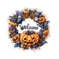 thumbnail image 1 of Halloween Acrylic Greeting Card Bat Pumpkin Ornament Holiday Decor For Party Invitations Festive Celebrations, 1 of 5