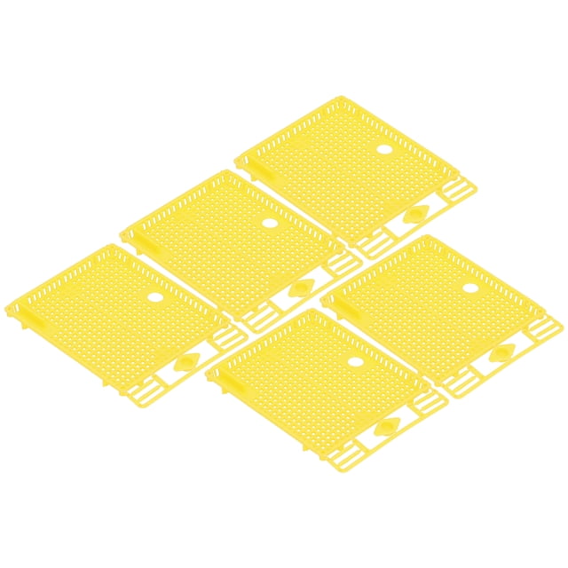 Grille d'Exclusion en Plastique pour Reine, Cage pour Abeilles Reine 5 Pcs Inoffensive pour l'Apiculture pour Ruche pour Reine Jaune,Rouge,Bleu,Vert,Blanc