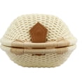 thumbnail image 3 of Women Rattan Woven Summer Straw Tote Bag, 3 of 5