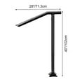 thumbnail image 2 of VEVOR 1-3 Step Handrail Railing for Steps Steel 330LBS Capacity with Screw Kit, 2 of 9