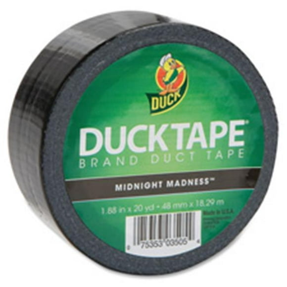 Duck Brand DUC1265013RL Duck Tape- 1.88 in. x 20 Yards- Black