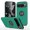 Darkgreen, variant on Allytech Hybrid Case for Google Pixel 10 /10 Pro with 360° Rotatable Ring Kickstand, Soft TPU + Rugged PC, Screen Lens Protection Shockproof Anti-Fall Magnetic Car Mount Back Case - Blue