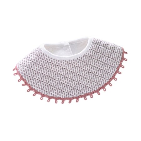 WONDERFUL Baby Bibs Infant Embroidered Saliva Towels Flower Shaped Burp Cloths With Lace Chidren's Care Products