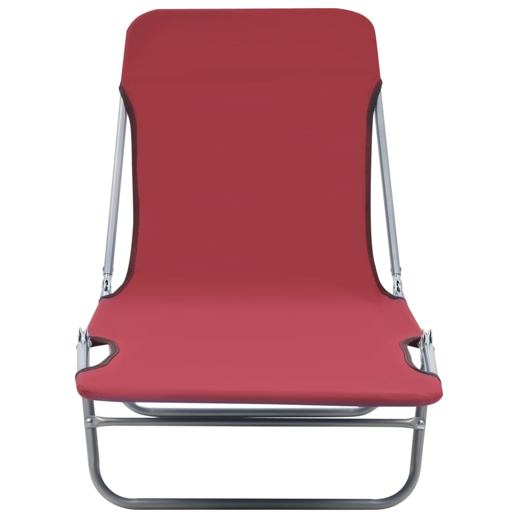 Lowestbest Outdoor Leisure Chair, Foldable Sun Lounger Oxford Fabric Lounge Chair, Two Pieces Lowestbest Outdoor Leisure Chair, Foldable Sun Lounger Oxford Fabric Lounge Chair, Two Pieces