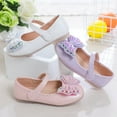 thumbnail image 6 of Children Shoes Slides Size 2 Flat Sandals Toddler Girls Sandals Size 8 Students Little Girl Slides Size 12 Dance Performance Shoes Toddler Girl Shoes Sequin Bow Princess Shoes for Baby Girls 12-18 Mon, 6 of 8