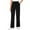 Black, variant on CaiJunJia Womens Drawstring Sweatpants Baggy Wide Cotton Stretch Straight Leg Pants with Pockets