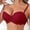 1_Red, variant on loopsun Womens Plus Size Bra,Women Lady Lace Gathered Bra Plus Size Sports Bra Underwear Yoga Hollow Out Bra Cup