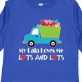 thumbnail image 4 of Inktastic My Lala Loves Me Grandson Truck Boys Long Sleeve Toddler T-Shirt, 4 of 5