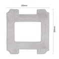thumbnail image 2 of Paquete de 6 almohadillas de limpieza de repuesto para aspiradora robot Ecovacs Winbot W1 / W1 Pro, juego de accesorios de trapeador W1 Pro de microfibra lavable, 2 of 6