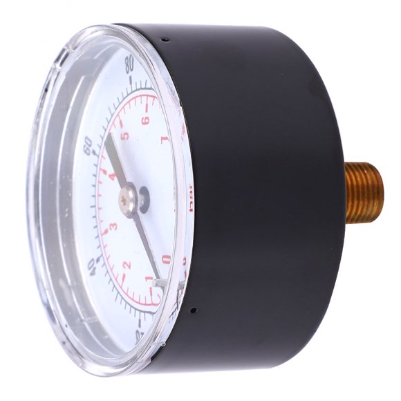 Air Pressure Gauge,Pressure Gauge 50mm Dial Water Pressure Gauge Pressure Gauge Back Connection Sleek Aesthetic