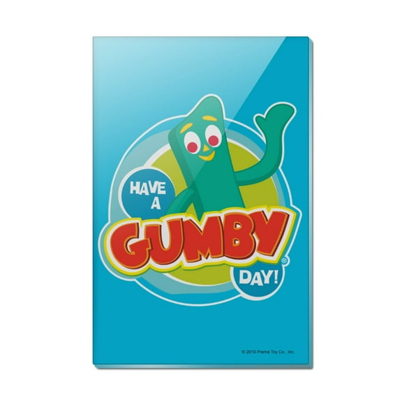 Have a Gumby Day Rectangle Acrylic Fridge Refrigerator Magnet