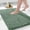 Green, variant on TJOUL Bathroom Rugs Non Slip Washable - Ultra Soft Absorbent Chenille Bath Mat, Quick Dry Shaggy Floor Carpet for Tub Shower, Silver Home Decor Accessories, 24x17 Inch(Light Pink)