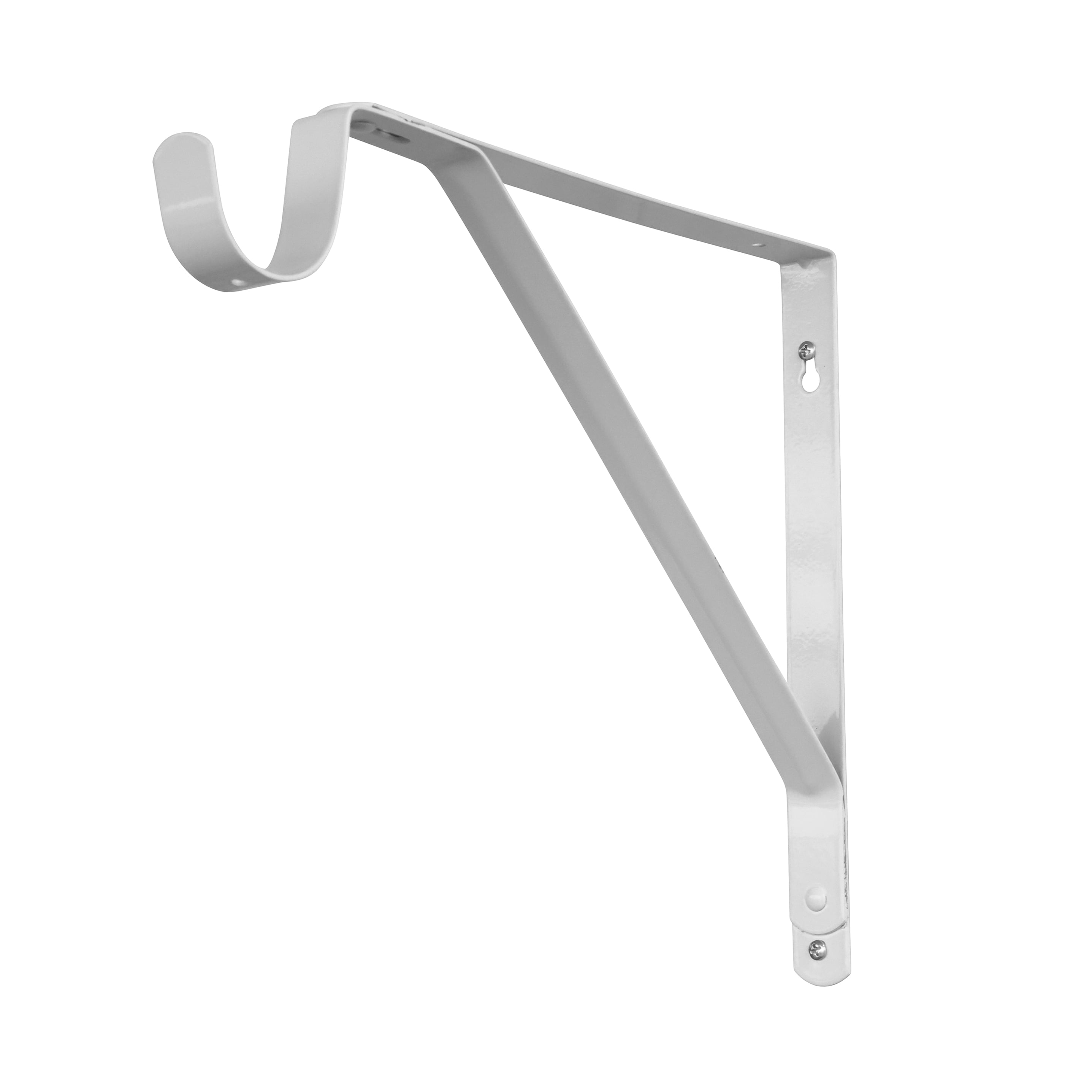 Nonbranded 3-Pack 12-inch Steel Closet Bracket, White, Mounting Hardware Included, 150 lb Capacity