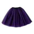 thumbnail image 6 of Sngxgn Women's Casual High Waist Skirt Split Trim Midi Skirts(Purple,One Size), 6 of 6