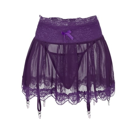 

Womens Purple Exotic Lingerie XXL