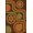 Brown, Pattern 9, variant on ODIKA 8'x10' Washable Area Rug Durable, Non-Slip Warm Autumn Tones Geometric and Shapes Elegant Blend of Curves Lines in Modern for Living Room, Under Sectional, Family