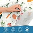 thumbnail image 4 of Yayeee Kitchen Valance Rod Pocket 54" x 18" Living Room Window Curtain, Beige Vegetables Pattern, 4 of 6