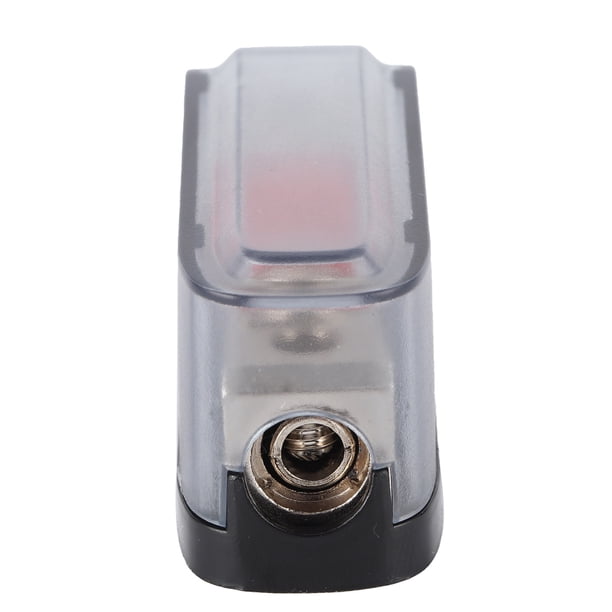 Portafusibles De Audio Estéreo, Caja De Fusibles AGU Unidireccional, Bloque De Distribución Para Coche, Barco, RV Con Cubierta Transparente Extraíble, Contactos Chapados,